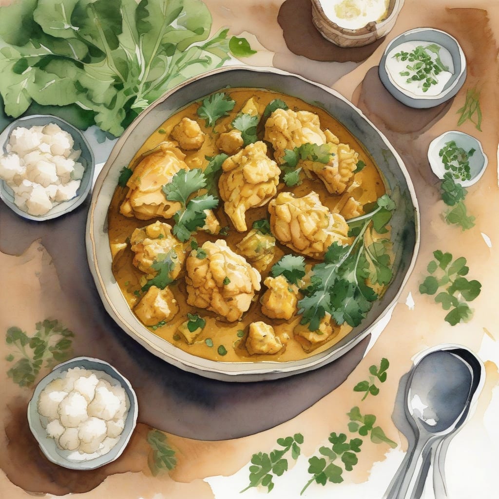 chicken cauliflower curry recipe