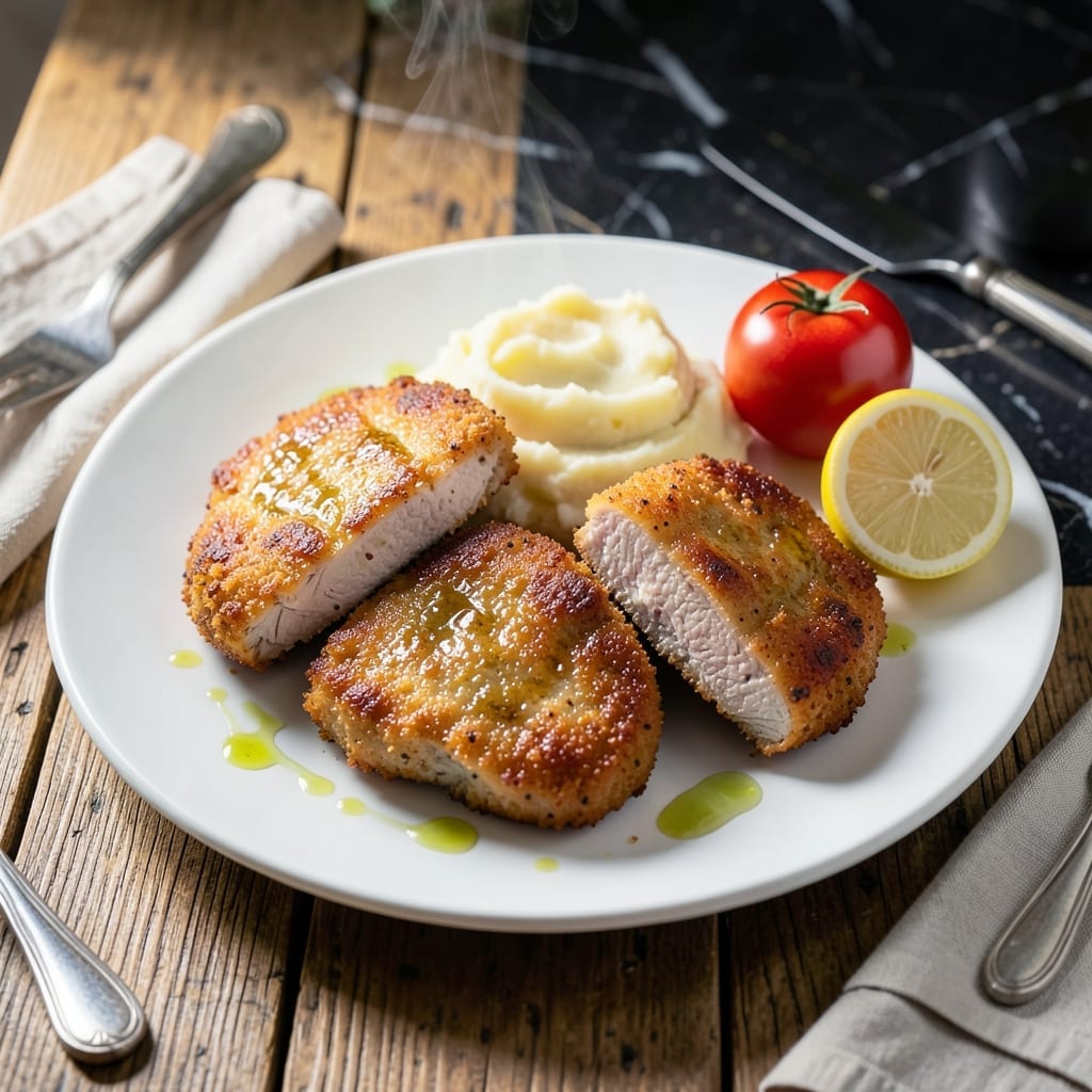 Pork Schnitzel Recipe Oven: Golden Crust Without the Fryer