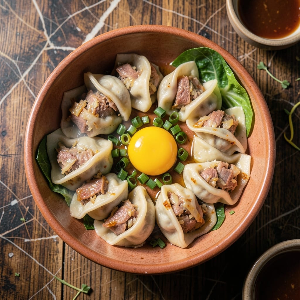 Homemade Dumpling Recipe With Egg: Pillowy Pockets With Golden Seals