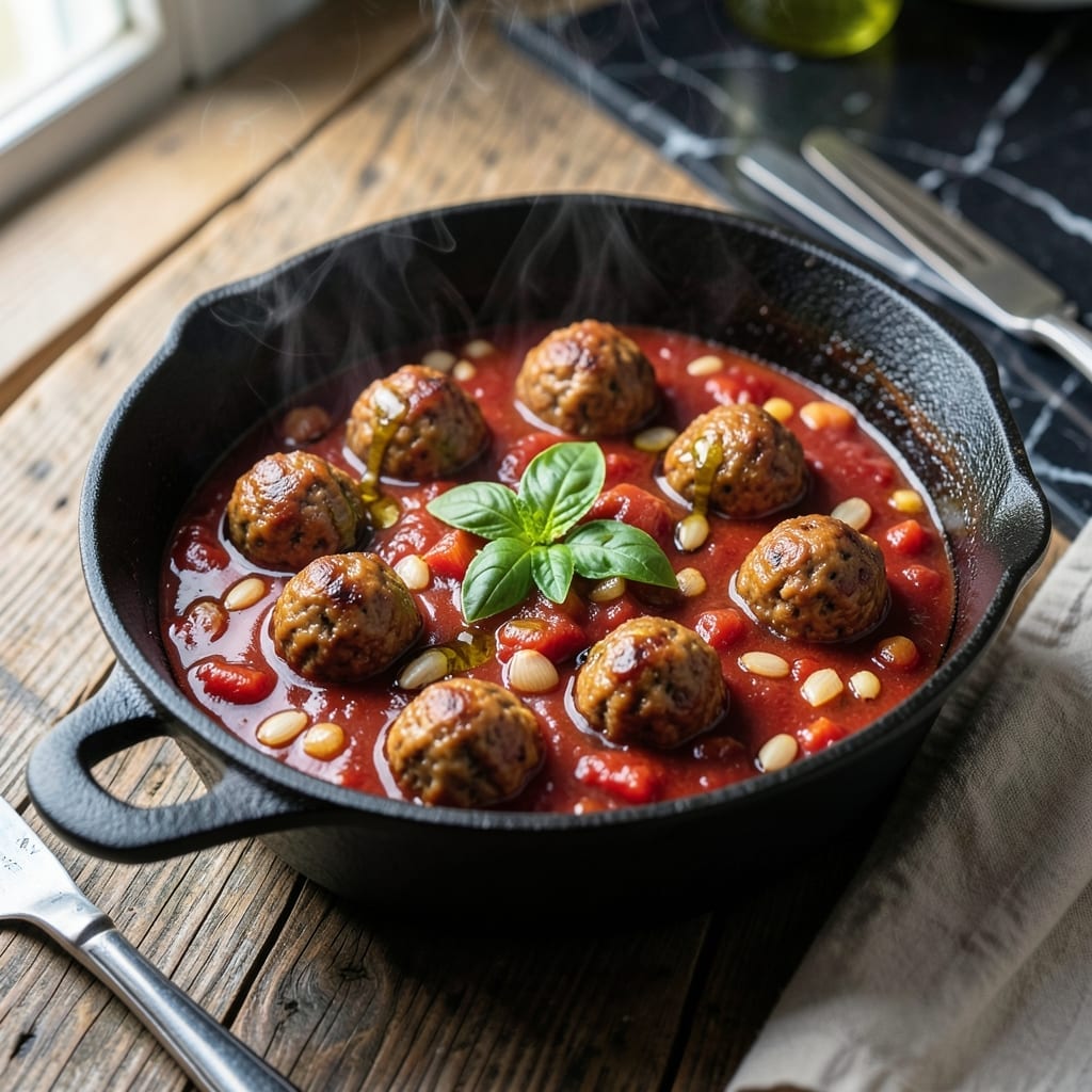 Ball Recipe For Spaghetti Sauce: Meat-Enhanced Simmered Richness