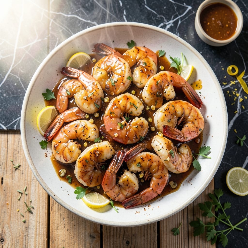 BBQ Shrimp Recipe With Italian Dressing: Zesty Grill-Ready Seafood Feast