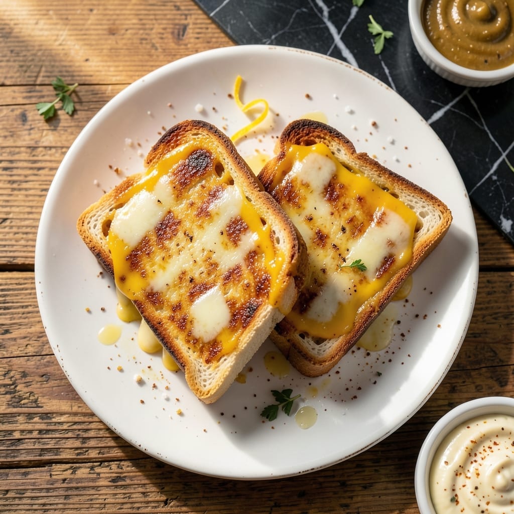 Fried Grilled Cheese Recipe: Buttery Crisp With Melted Gold Fried Grilled Cheese Recipe: Buttery Crisp With Melted Gold