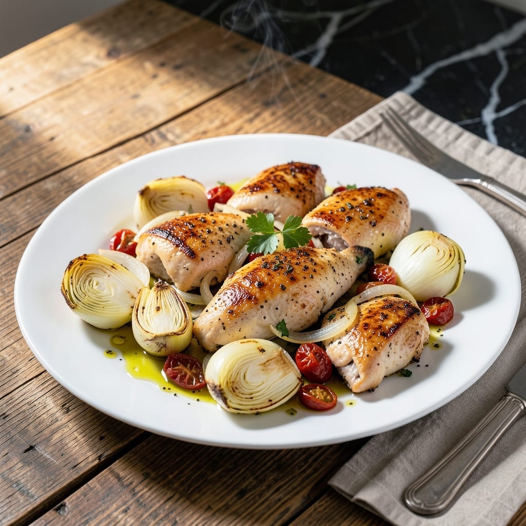 Recipe Chicken Artichoke Hearts Sundried Tomatoes: Mediterranean One-Pan Dinner