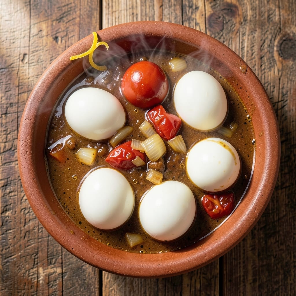 Egg Curry Recipe in Hindi Language: Fragrant Spices and Tender Boiled Harmony