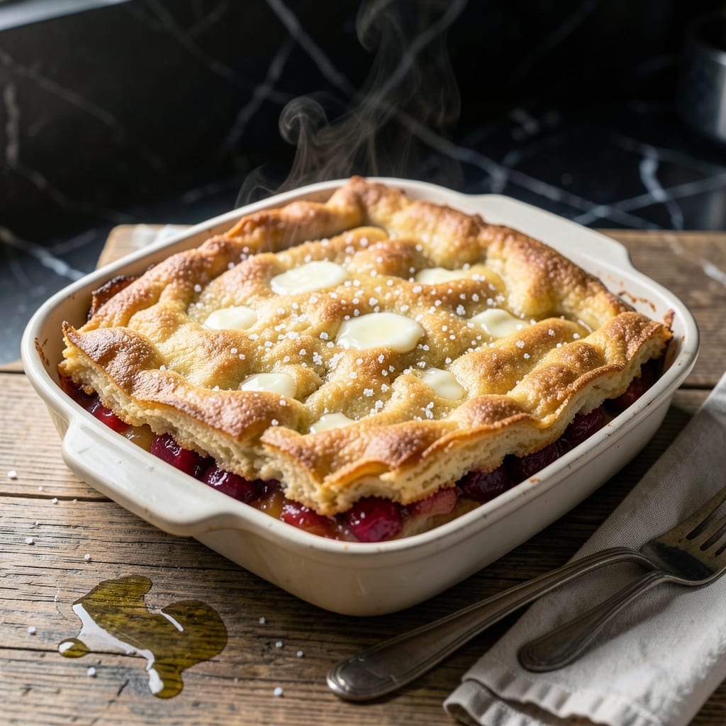 Krusteaz Pancake Mix Cobbler Recipe: 5-Ingredient Fruit Dessert Hack