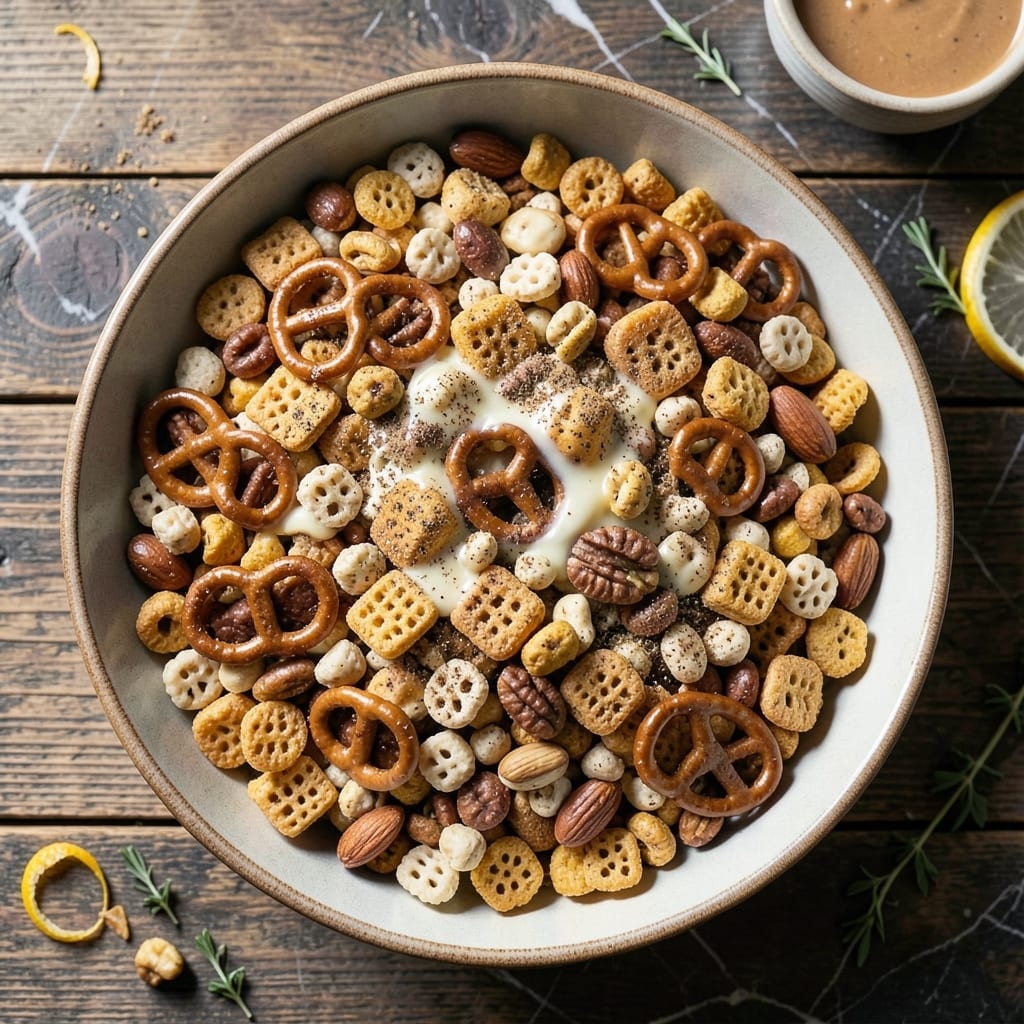 Chex Mix Recipe With Ranch Seasoning: Zesty Snack Mix With a Crunch