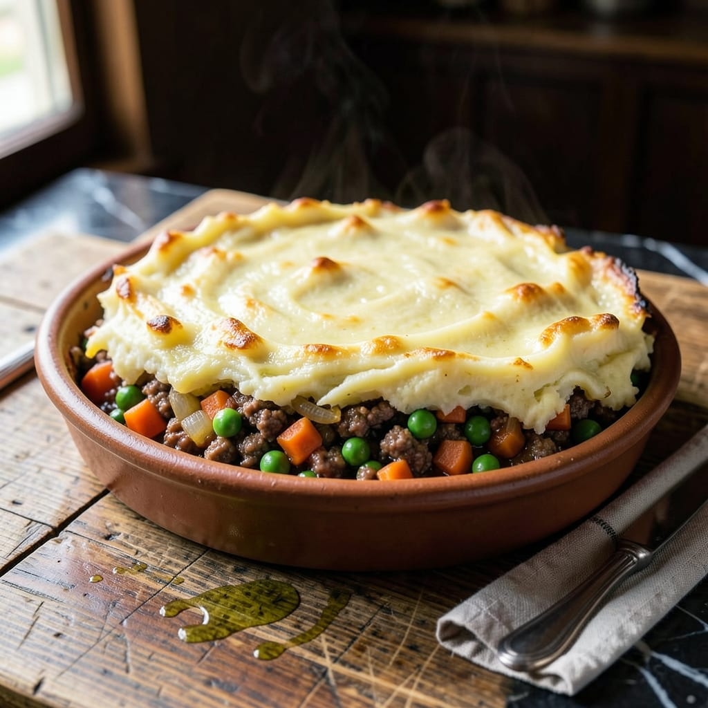 Irish Shepherd's Pie Recipe With Ground Beef: Savory Layers Under Buttery Mash