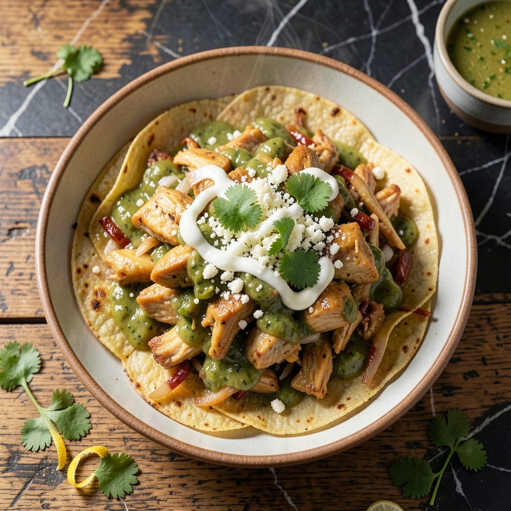 Chicken Enchilada Recipe Green Sauce: Zesty Verde Baked to Perfection