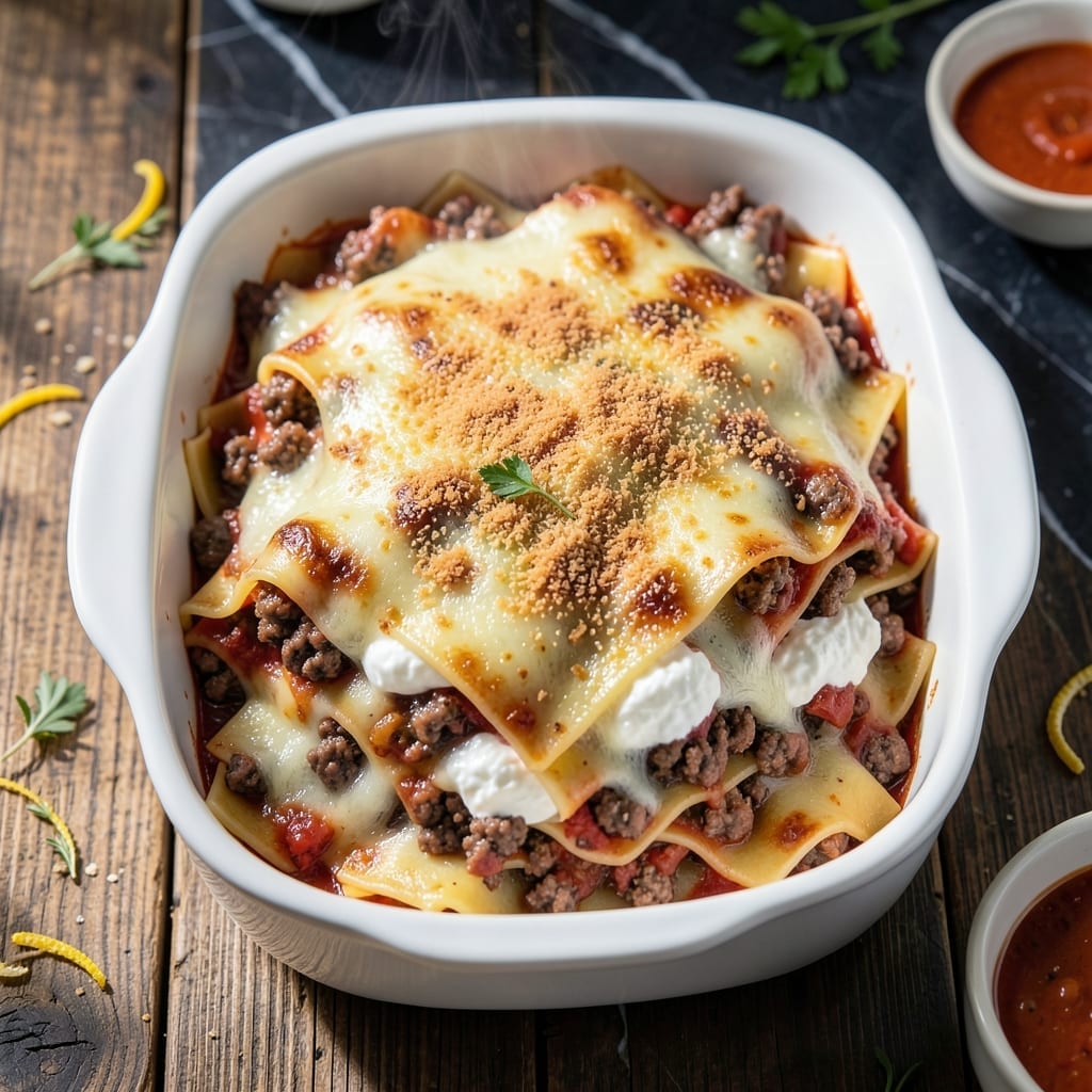 Lasagna Recipe Using Fresh Pasta Sheets: No-Boil Layers of Cheesy Indulgence