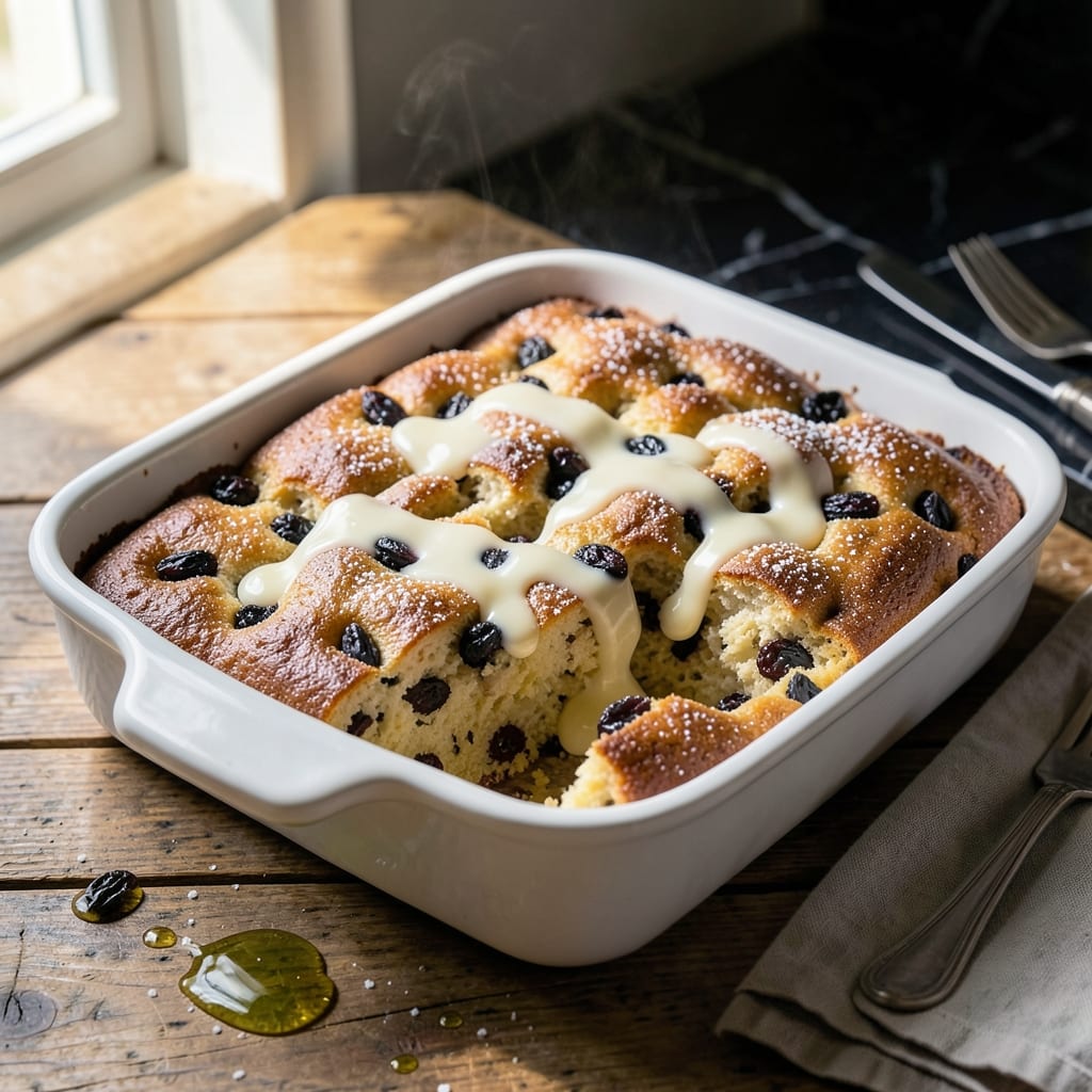 Golden Corral Bread Pudding Recipe: Warm Vanilla Custard With Raisin Swirls