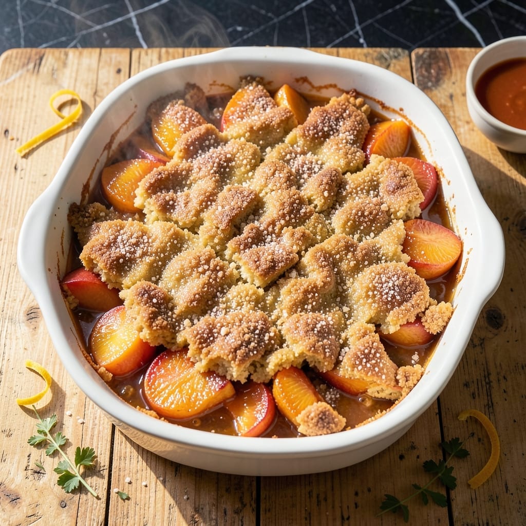 Paula Deen's Peach Cobbler Recipe: Southern-Style Sweetness With Flaky Biscuit Topping