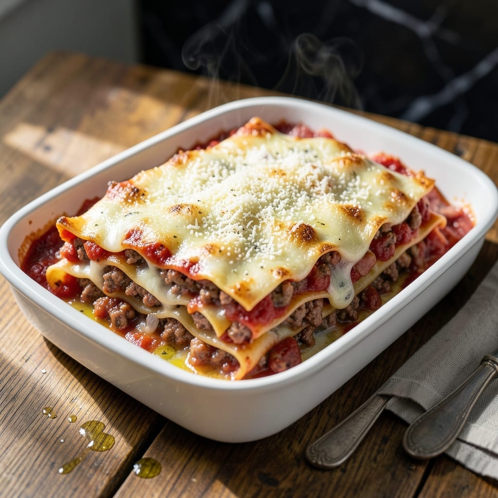 Italian Lasagna Recipe With Bechamel Sauce: Layered Comfort With Creamy Depth