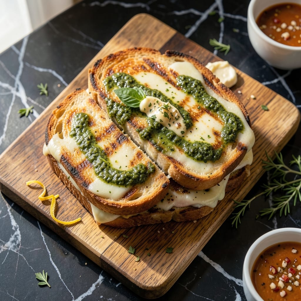 Dunkin Donuts Pesto Grilled Cheese Recipe: Café-Style Melty Indulgence Dunkin Donuts Pesto Grilled Cheese Recipe: Café-Style Melty Indulgence