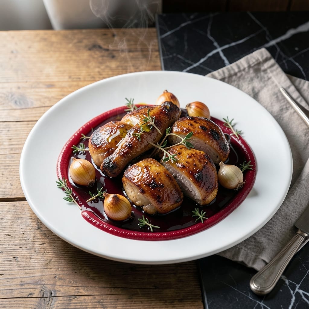 Drunken Chicken Recipe With Red Wine: Rich Braised Elegance in One Pot