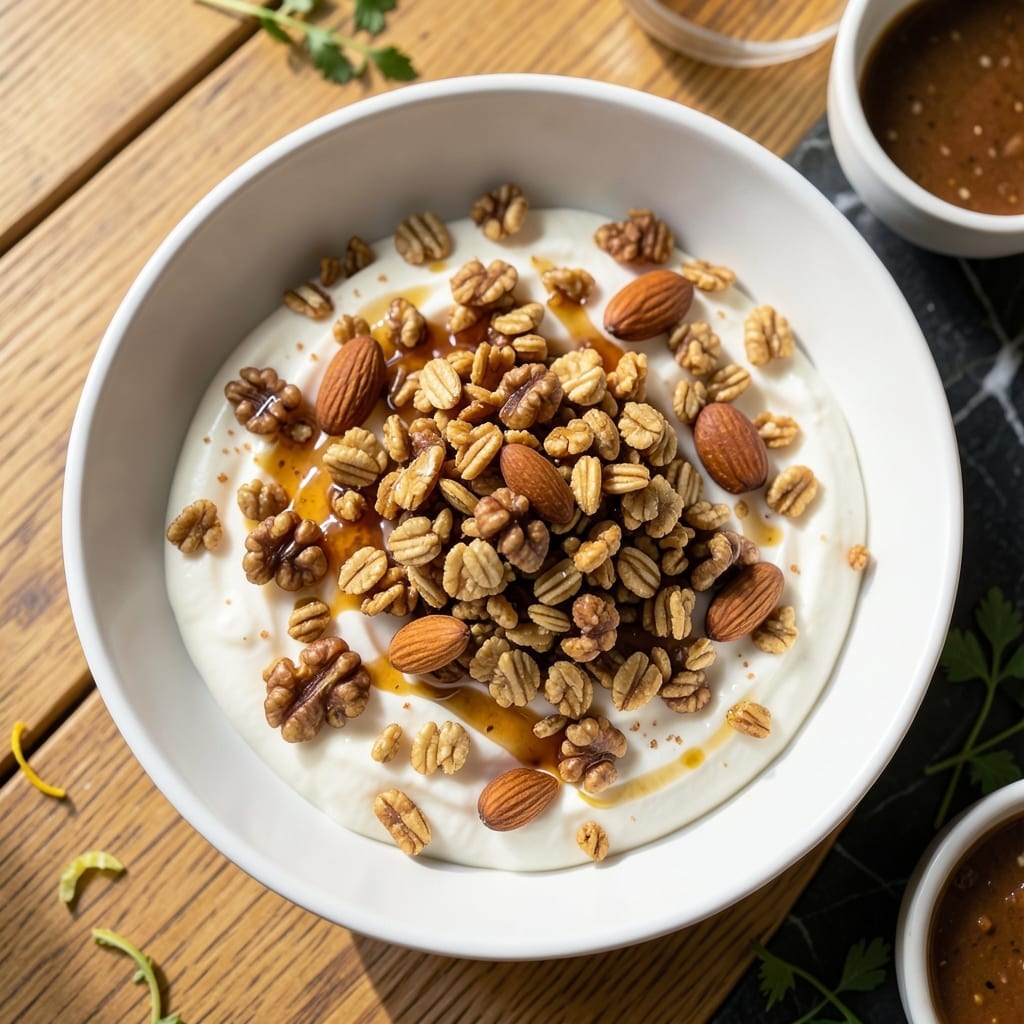 Easy Granola Recipe for Yogurt: Crunchy Clusters with Nutty Sweetness