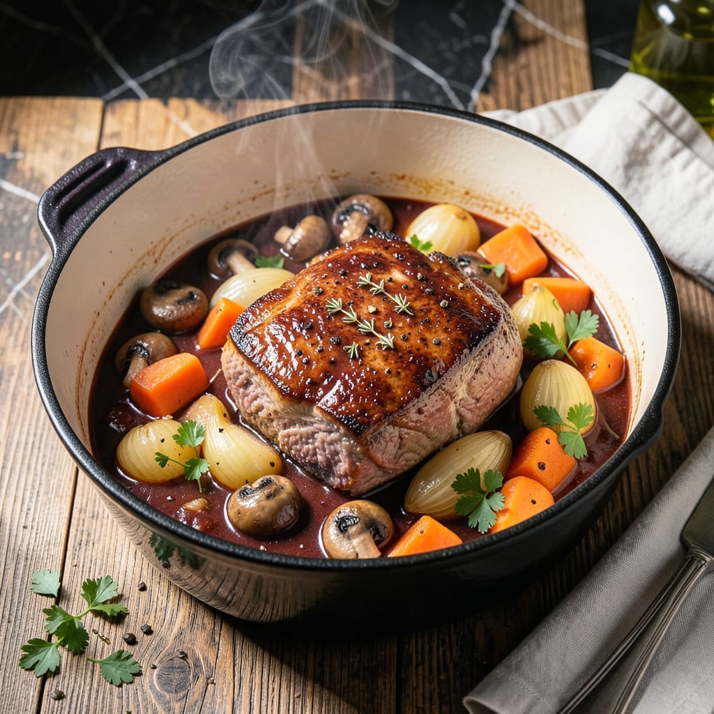Pot Roast Recipe With Red Wine: Rich Braised Beef With Velvet Gravy