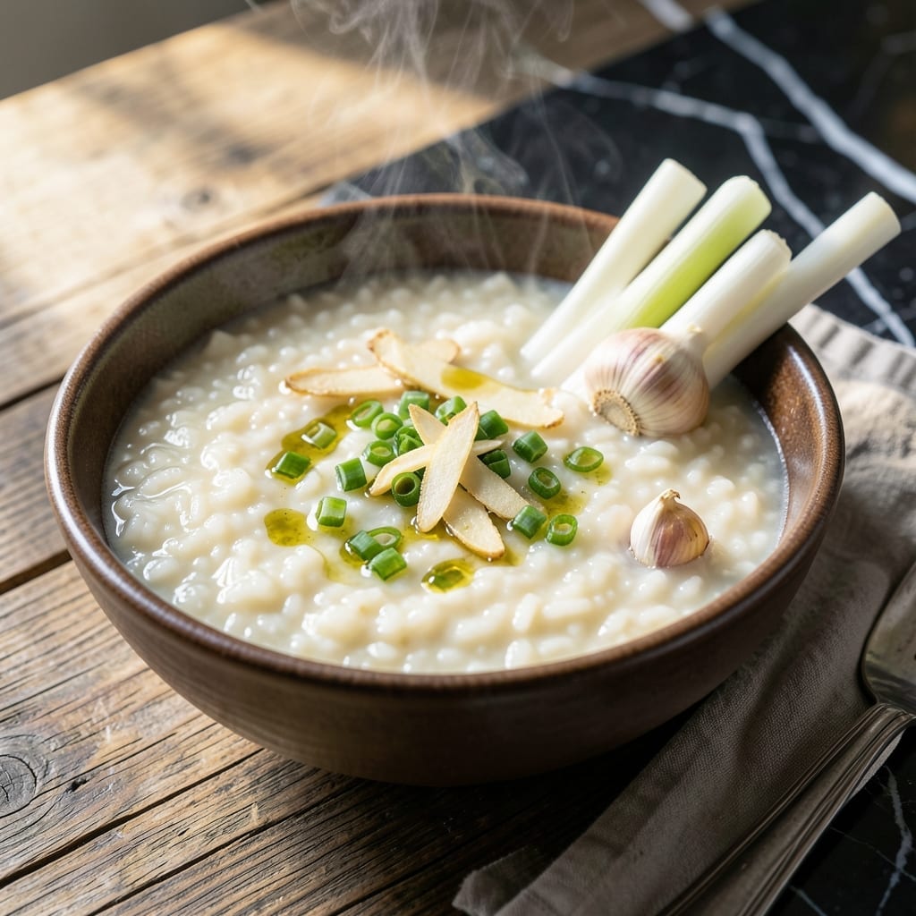 Cantonese Congee Recipe: Silky Smooth Rice Porridge With Ginger and Scallions