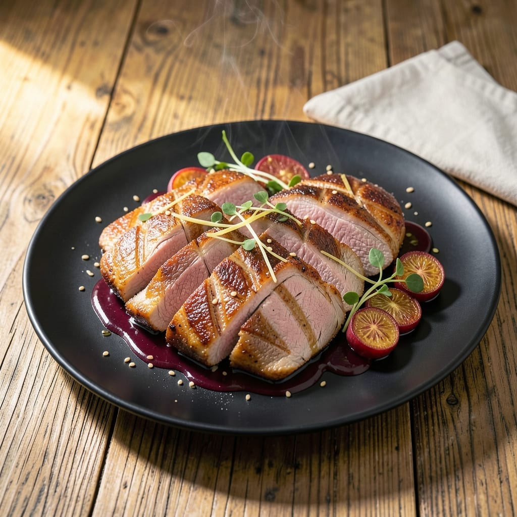 Recipe for Duck in Plum Sauce: Sweet-Tangy Glaze Over Tender Meat