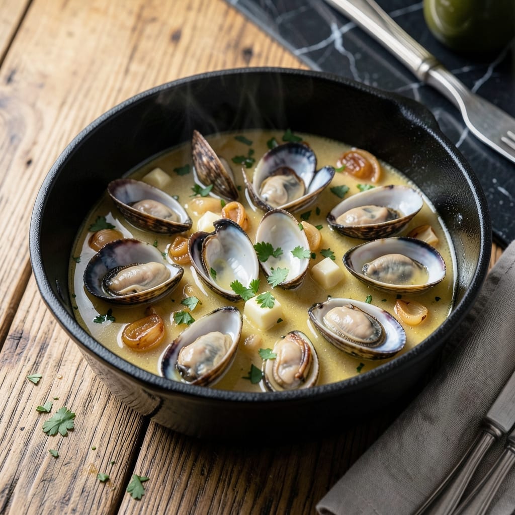 Little Neck Clams Recipe White Wine: Garlicky Broth With Fresh Herbs