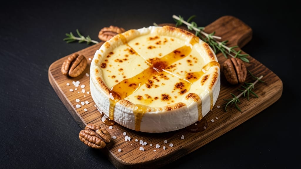Baked Brie with Honey and Walnuts
