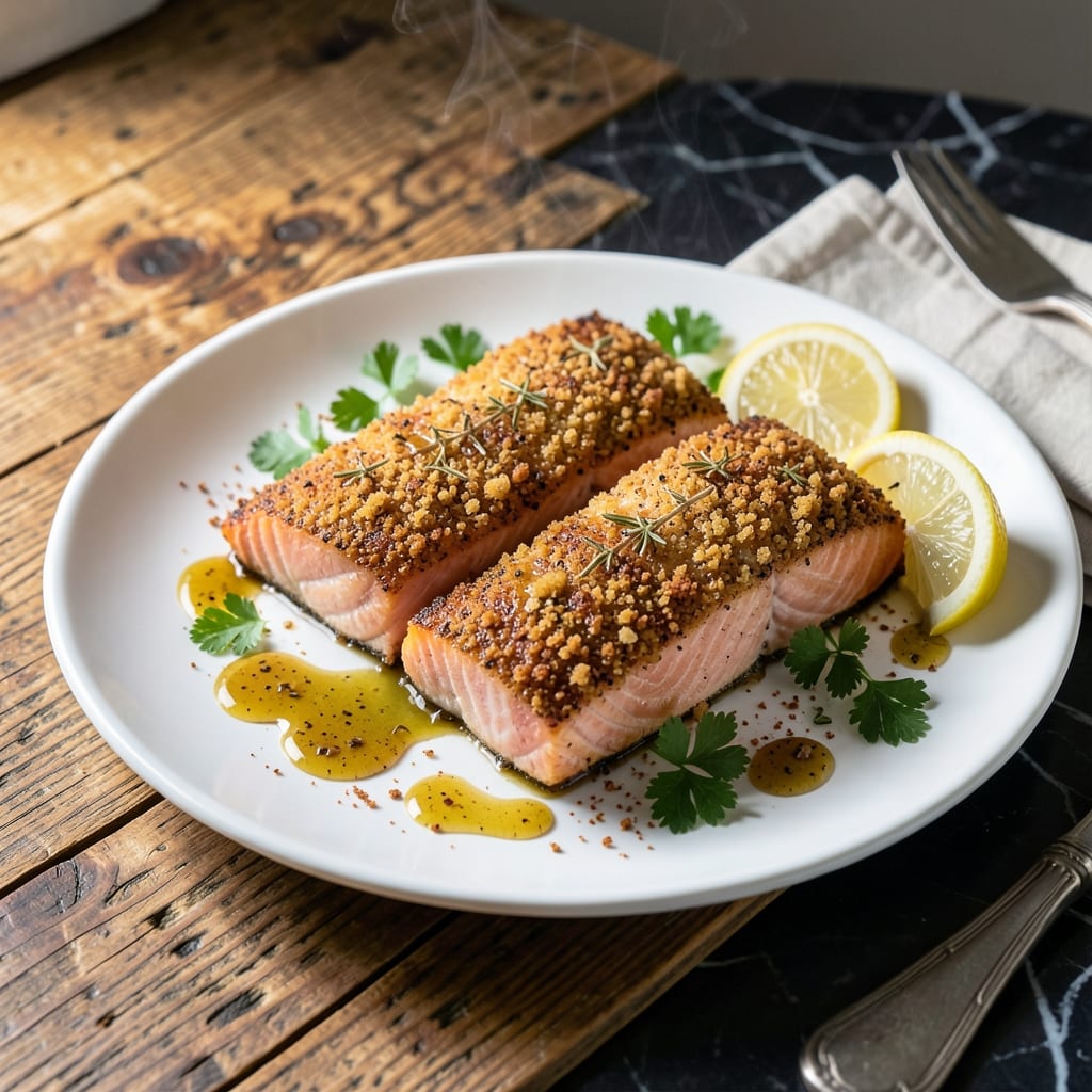 Salmon Recipe With Bread Crumbs: Crispy Golden Crust in 25 Minutes