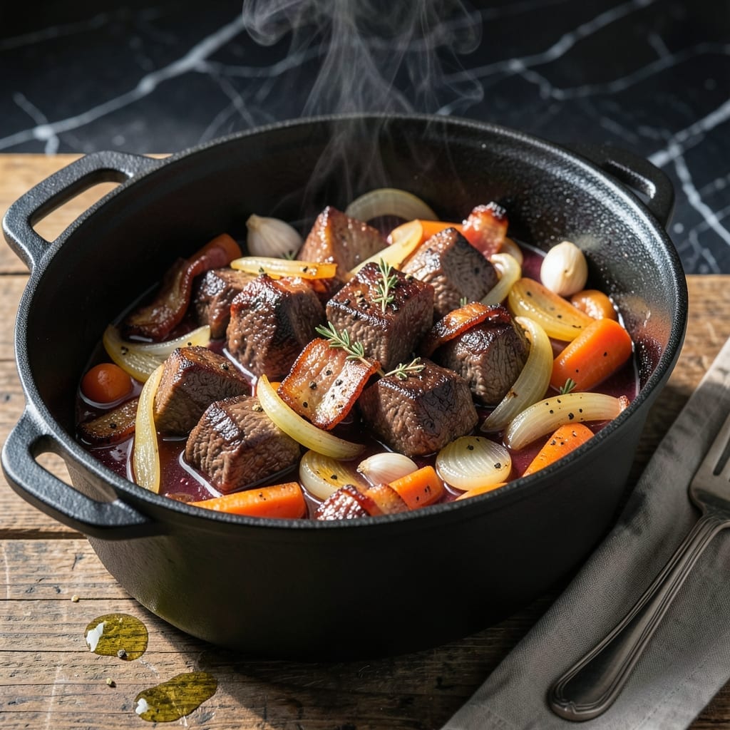Beef Bourguignon Recipe Slow Cooker Crock Pot: French Bistro Flavors Hands-Free