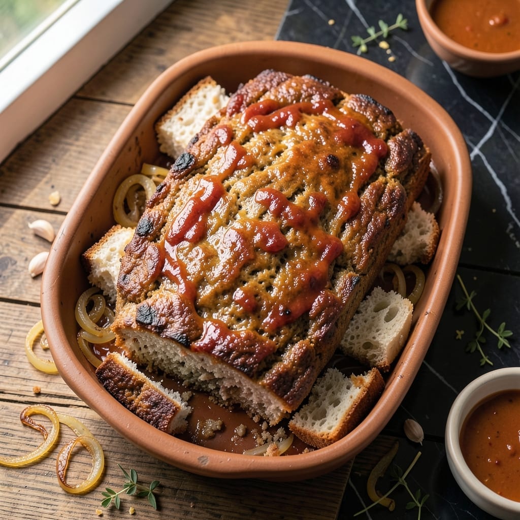 Meatloaf Recipe With White Bread: Classic Comfort With Moist Crumb
