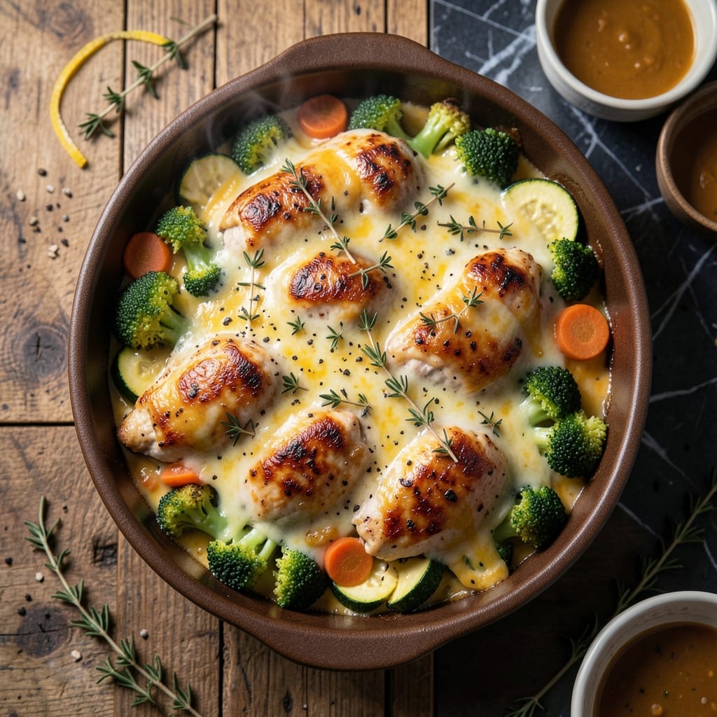 Boneless Chicken Thighs Casserole Recipe: Cheesy Bake with Hidden Veggies
