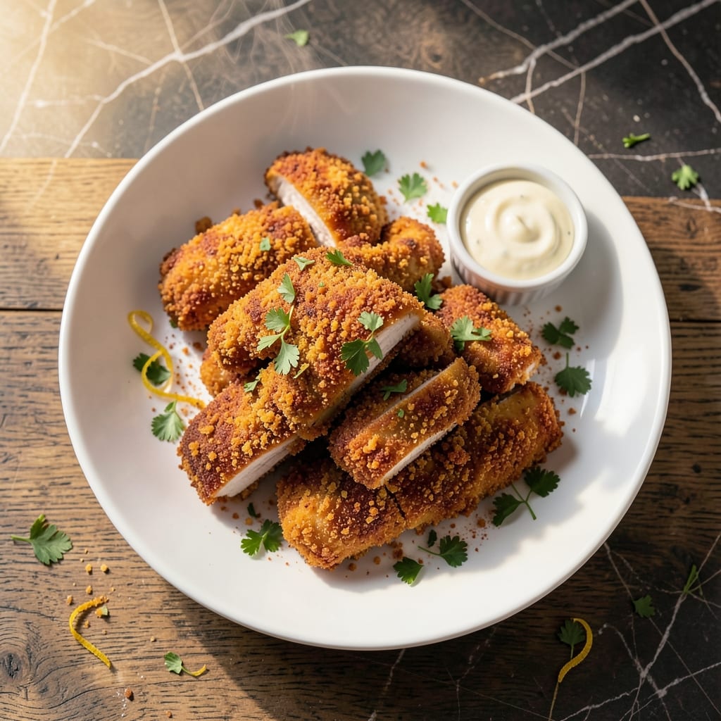 Recipe for Breaded Chicken Tenderloins: Crunchy Coating With Moist Interior