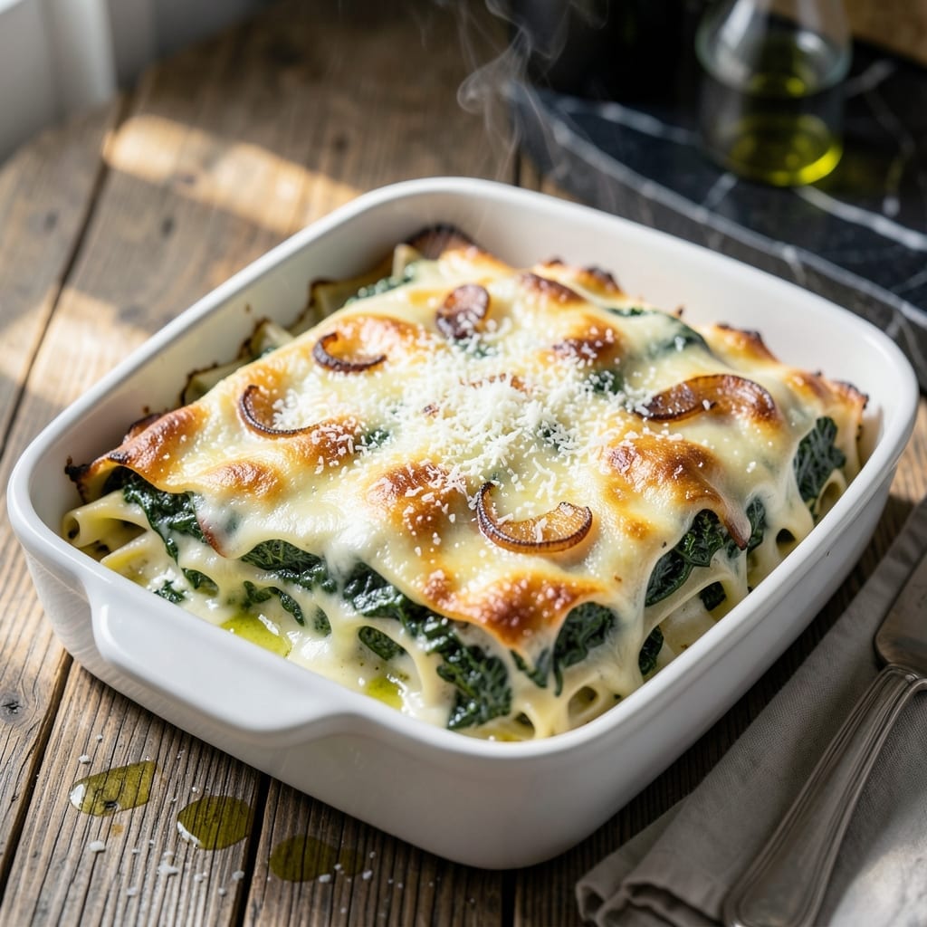 Spinach Lasagna Recipe White Sauce: Layered Vegetarian Indulgence