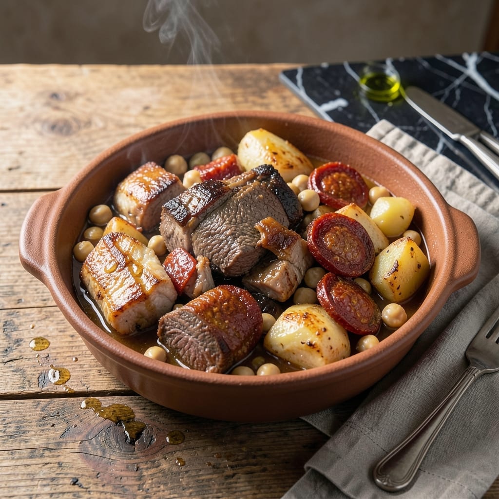 Recipe for Cocido: Spanish Stew With Hearty Layers