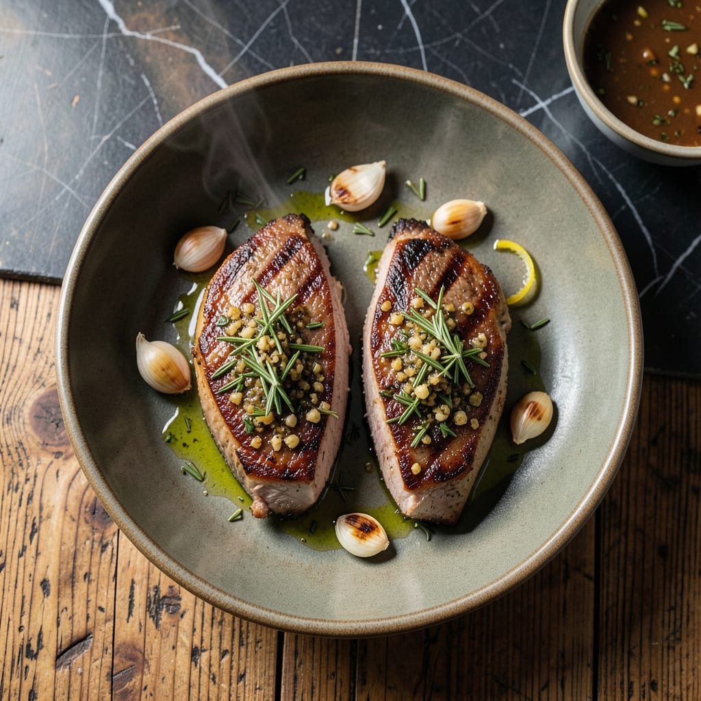 Jamie Oliver's Pork Steak Recipe: Pan-Seared With Herb Crust