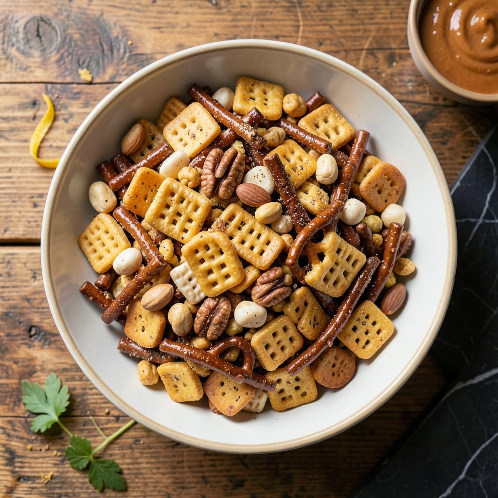 Recipe For Chex Mix Party Mix: Savory Snack with Bold Spices Recipe For Chex Mix Party Mix: Savory Snack with Bold Spices