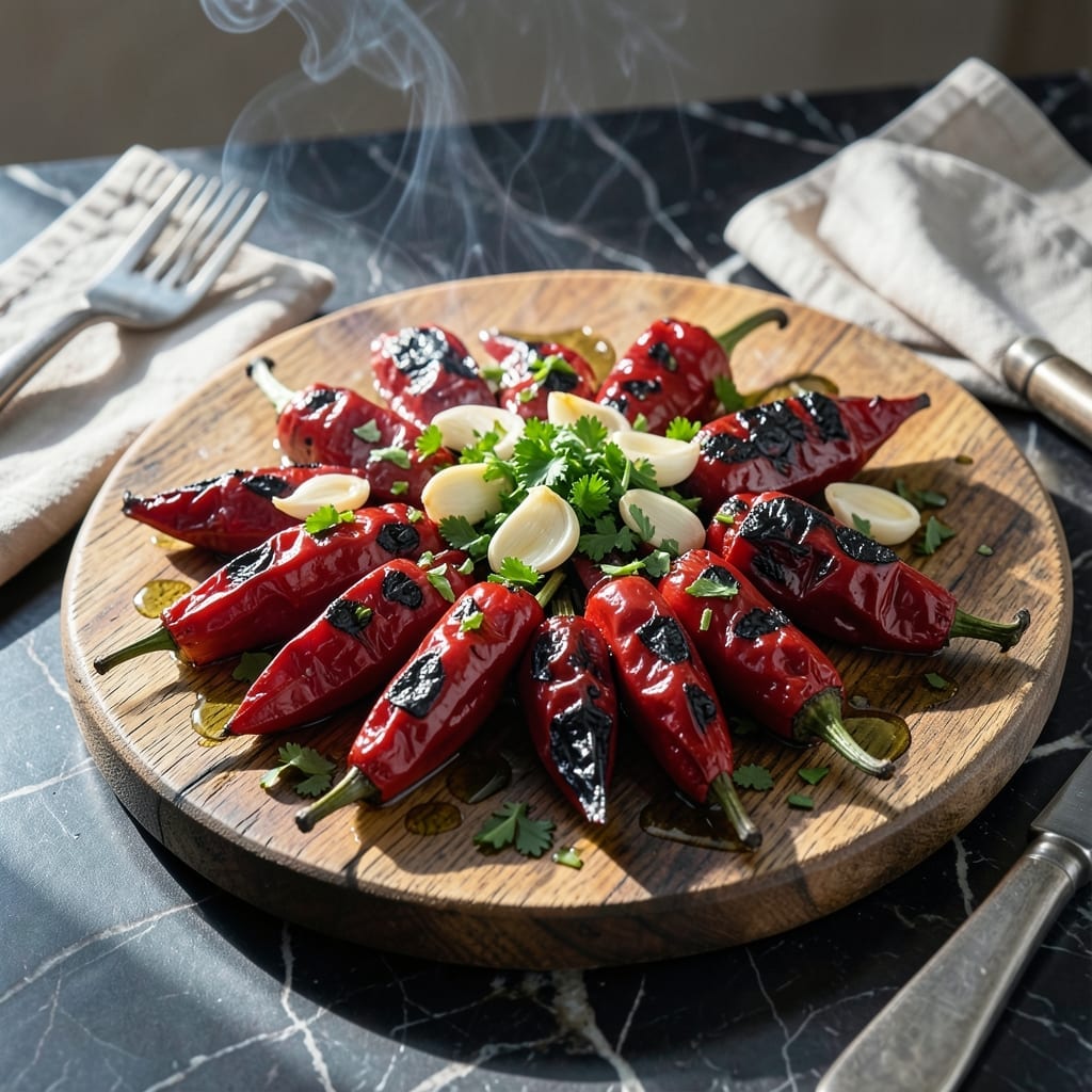 Roasted Red Peppers on the Grill Recipe: Charred Blisters and Sweet Depth