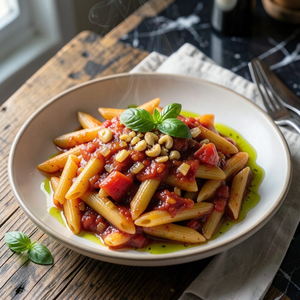 Pasta With Pasta Sauce Recipe Vegetarian: Meat-Free Italian Classic in One Pot