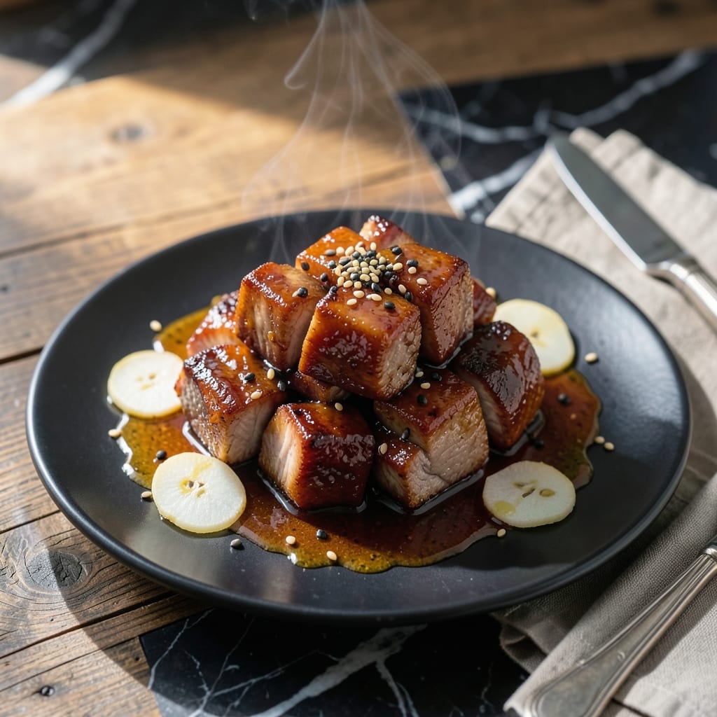 Pork Teriyaki Recipe Japanese Style: Glossy Glaze Over Tender Cuts
