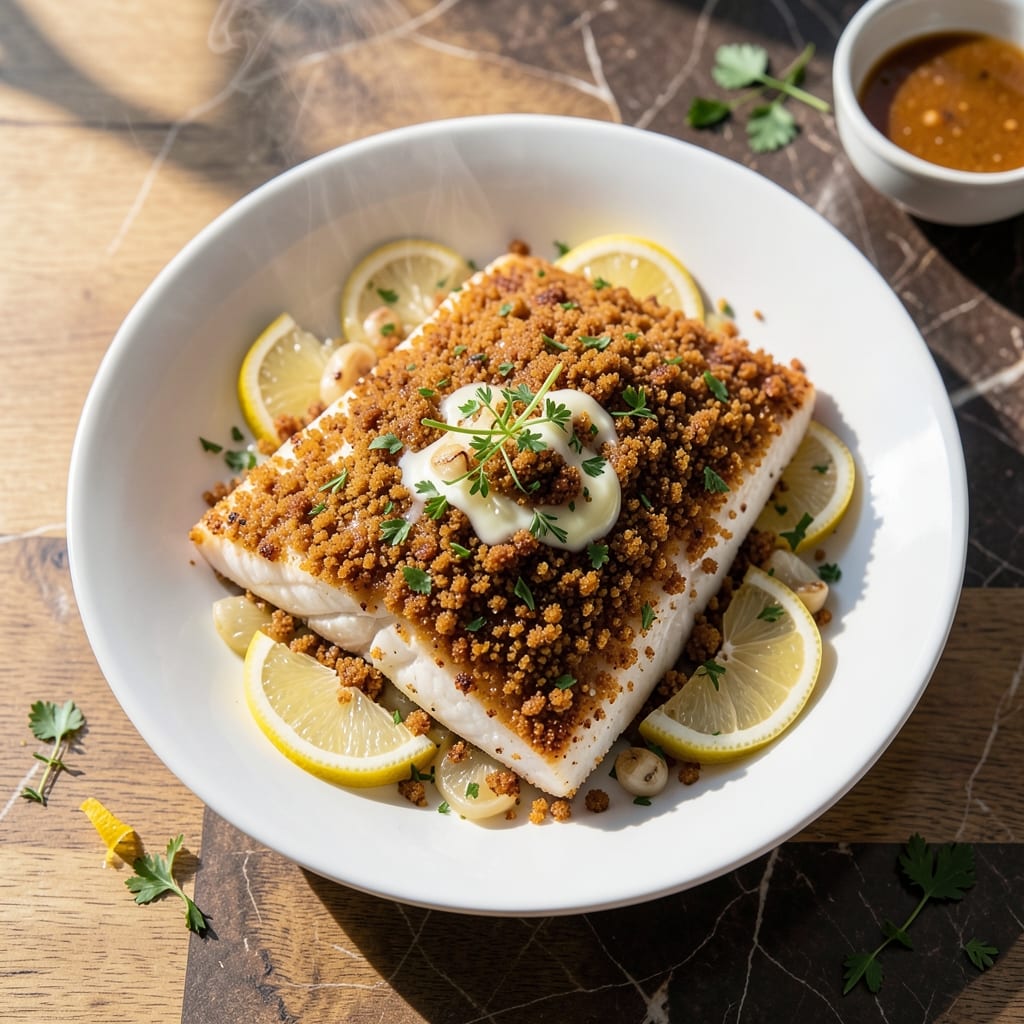 Recipe for Baked Cod With Panko Bread Crumbs: Flaky White Fish With Golden Crust