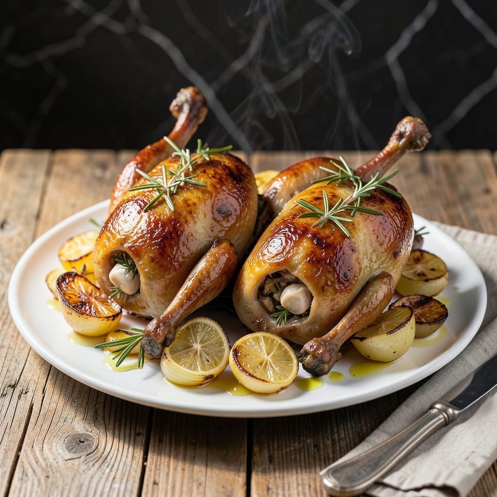 Recipe For Cornish Game Hens: Roasted to Golden Brown Tenderness