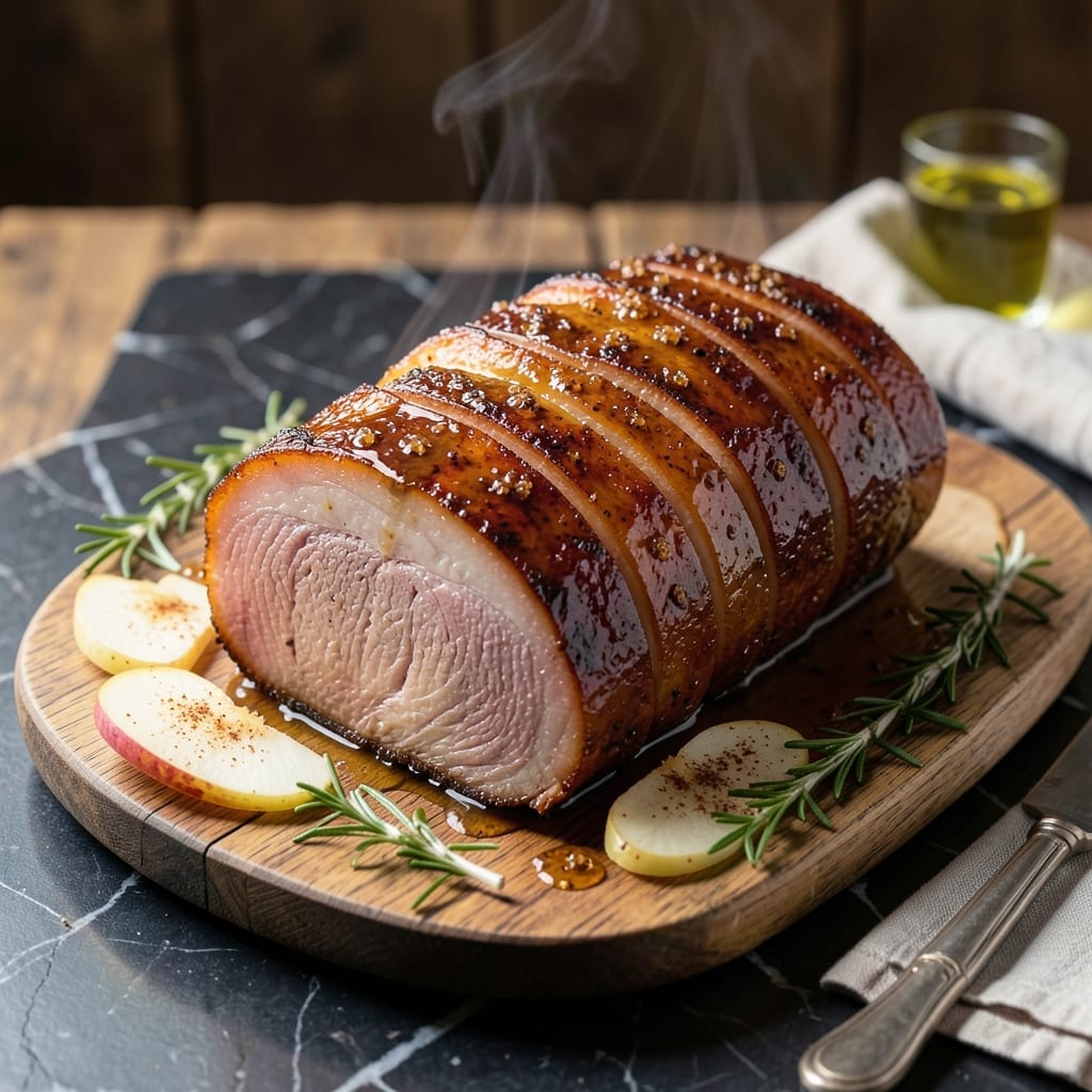 Honey Roast Ham Recipe UK: Glazed with Mustard and Brown Sugar