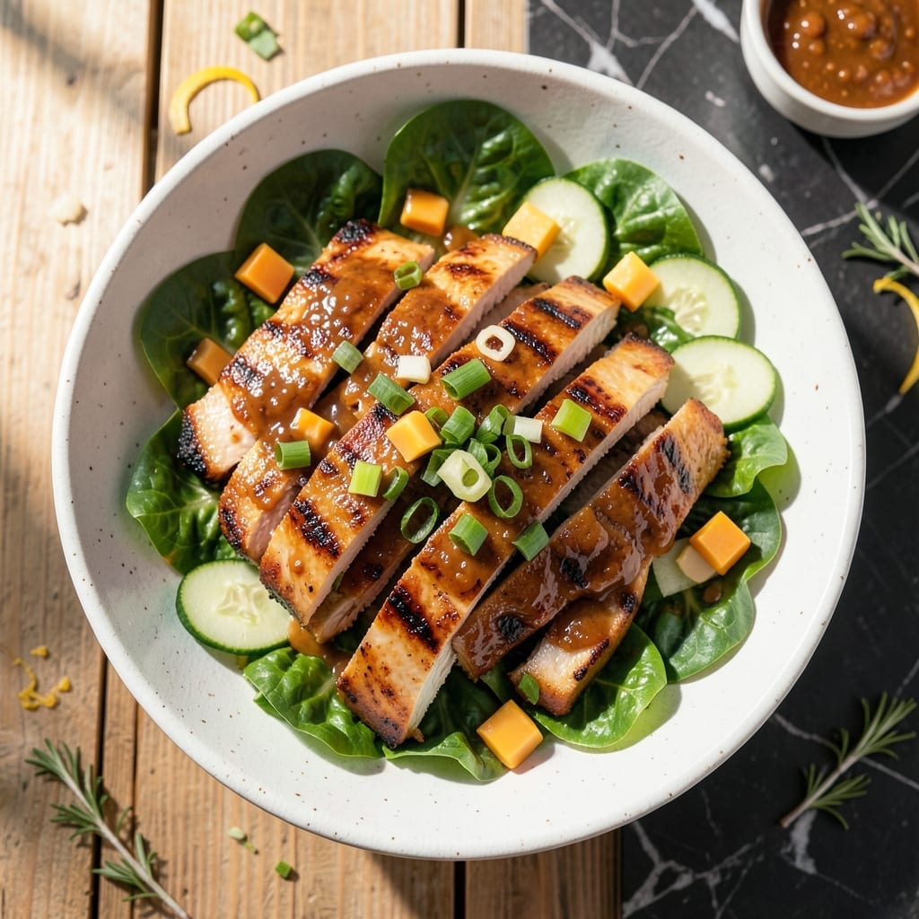Grilled Buffalo Chicken Salad Recipe: Spicy Kick With Cool Ranch Dressing