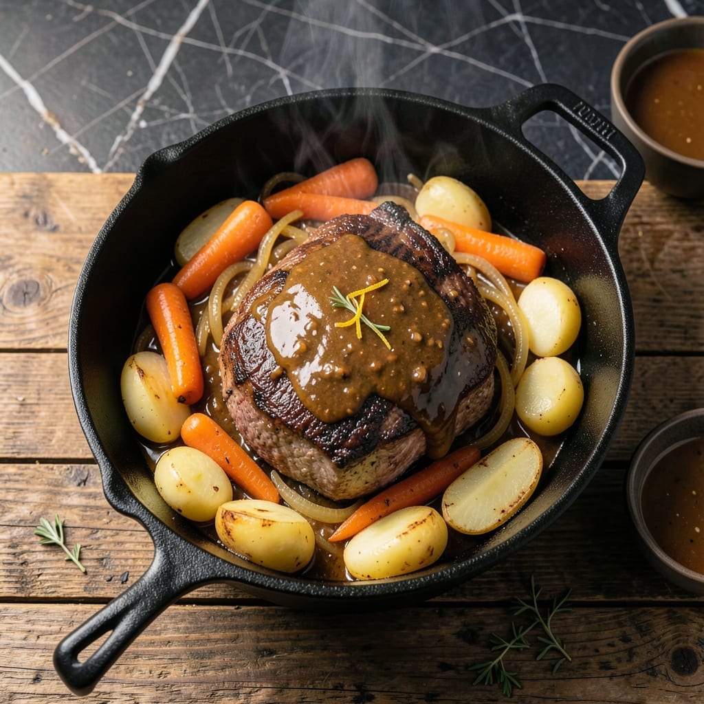 Pot Roast Recipe Using Onion Soup Mix: Dutch Oven Braised Melting Tenderness