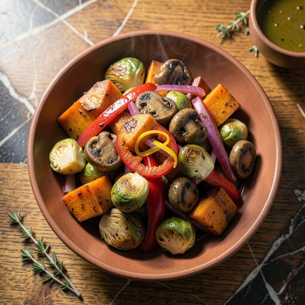 Cooper's Hawk Roasted Vegetables Recipe: Oven-Caramelized Medley with Herbs