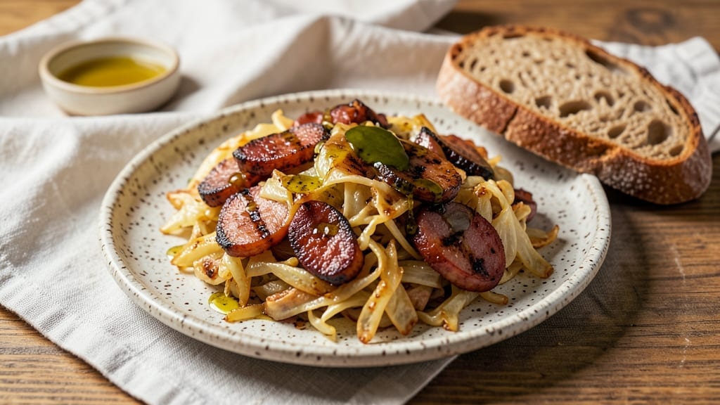 Fried Cabbage and Smoked Sausage Recipe: Crispy Sides and Smoky Savor in One Pan