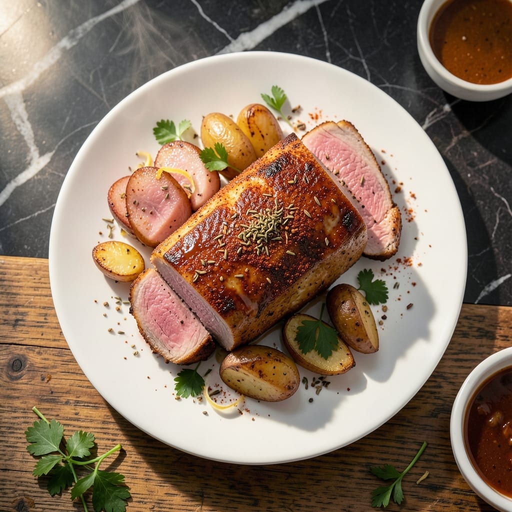 Paprika Rubbed Pork Tenderloin Recipe: Smoky Spice Crust and Juicy Slices