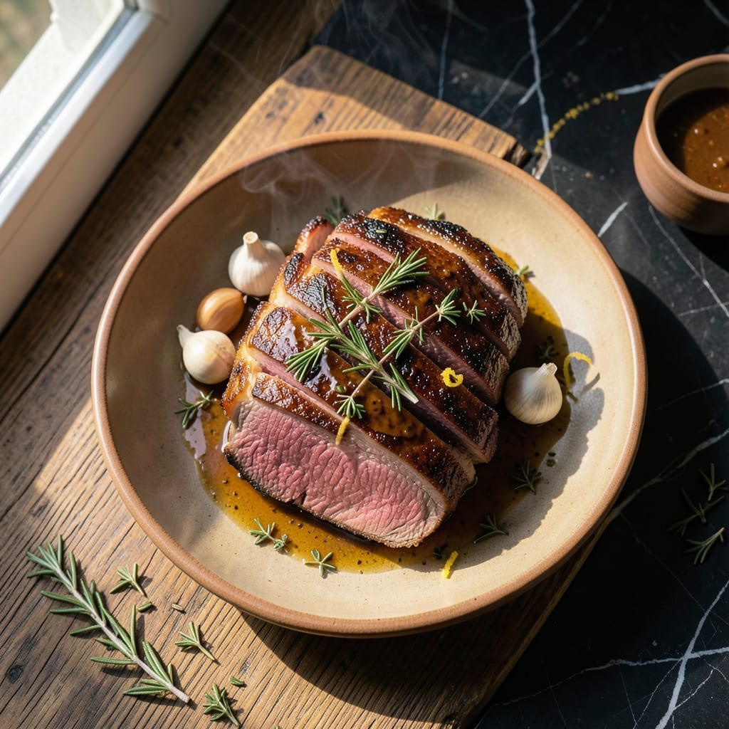 English Roast Beef Recipe Oven: Sunday Dinner with Herbed Crust