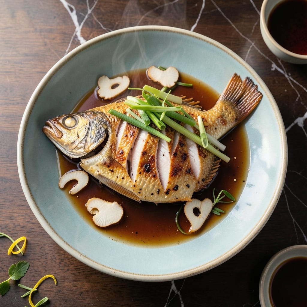 Chinese Sea Bass Recipe: Cantoneses-Style Steamed With Ginger and Scallions