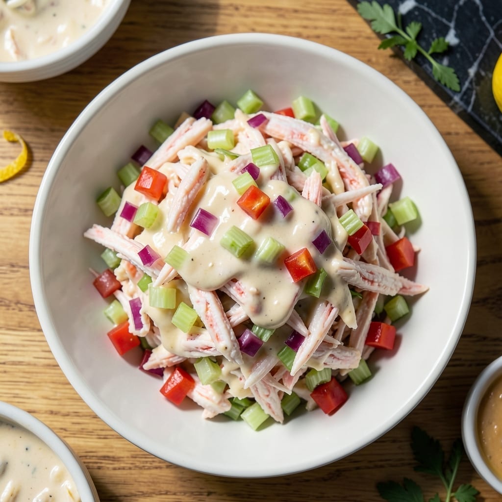 Crab Salad Recipe Imitation Crab Salad: Light and Zesty Seafood Delight