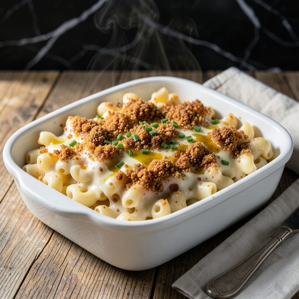 Macaroni And Cheese Recipe Panko: Ultra Crispy Topping Over Creamy Pasta