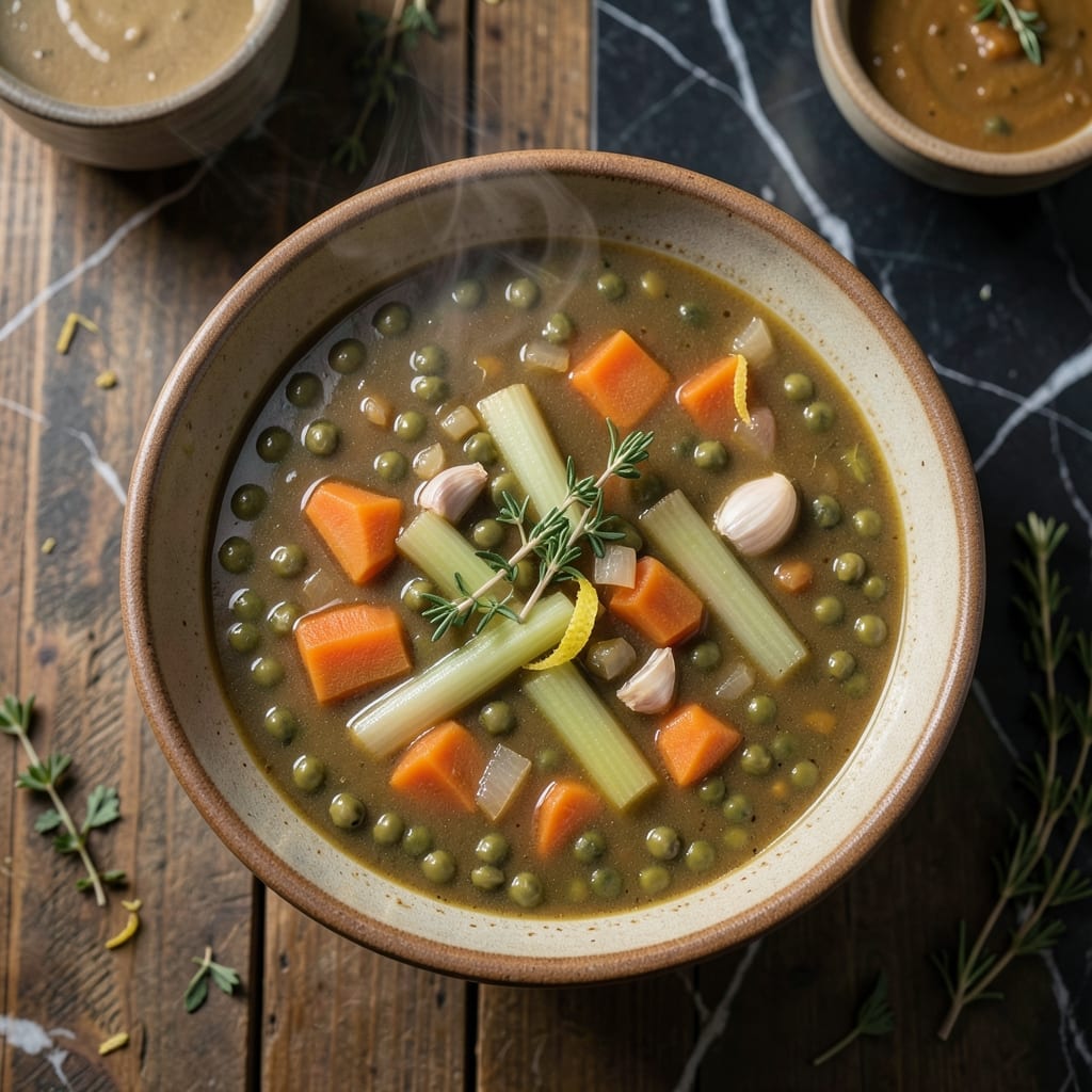 Uncle Bill's Split Pea Soup Recipe: Hearty Slow-Simmered Goodness