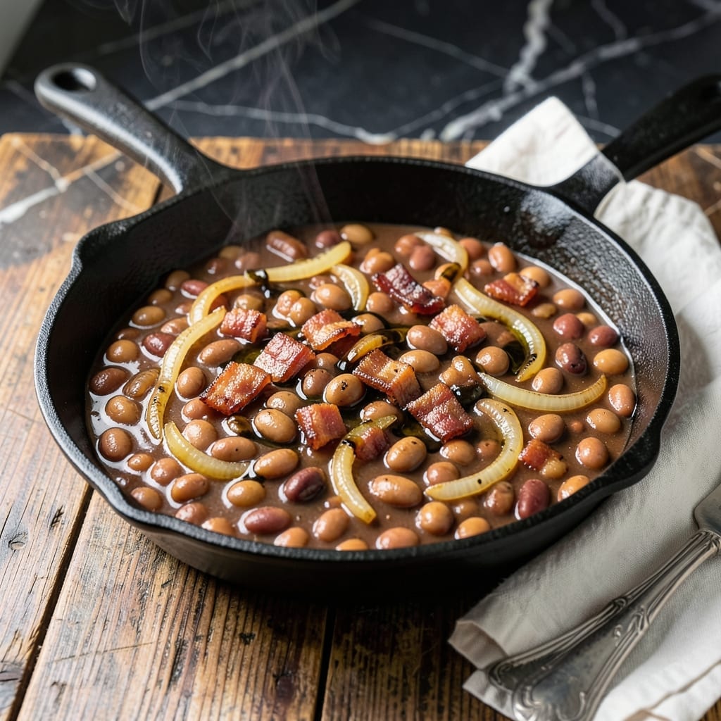 Baked Beans Recipe With Bush's Baked Beans: Upgraded With Bacon and Molasses